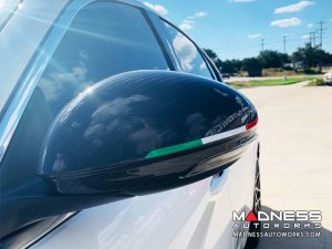 Alfa Romeo Giulia Mirror Covers - Carbon Fiber - Full Replacements - GTA Style